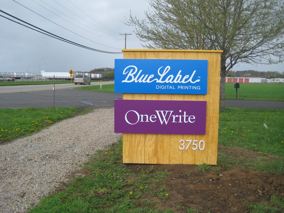 Blue Label Printing | Columbus Sign Company